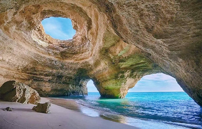 Kayak a la Cueva de Benagil, Tiempo en la Playa