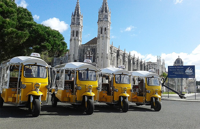 Llegada a Lisboa, visita la capital en Tuk-Tuk