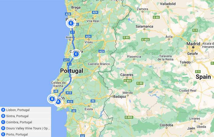 Lo más destacado de Portugal De Lisboa a Oporto 8 días