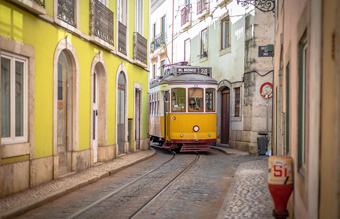 Tren a Lisboa