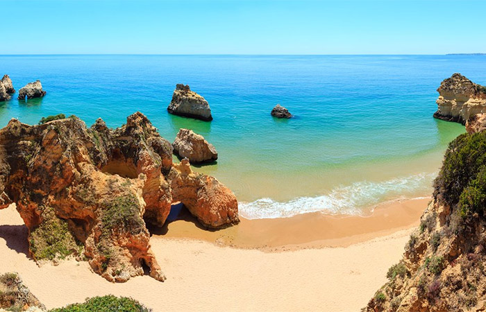 Día de playa en el Algarve