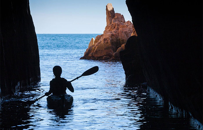 Excursión en kayak por la Costa Brava