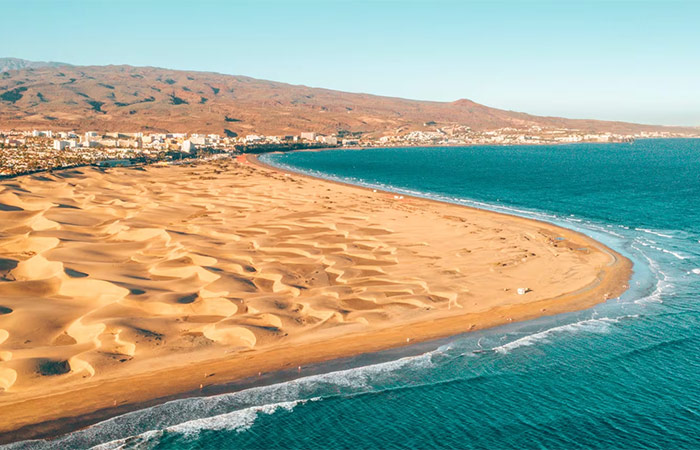 Llegada a Gran Canaria, Tarde libre en Maspalomas