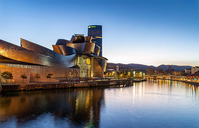 Paseo por la ciudad de Bilbao, Visita al Museo Guggenheim