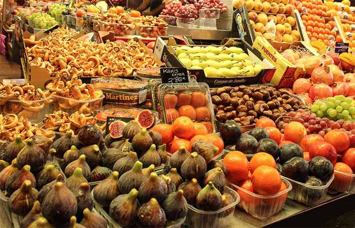 Visita guiada al mercado de la Boquería y clase de cocina