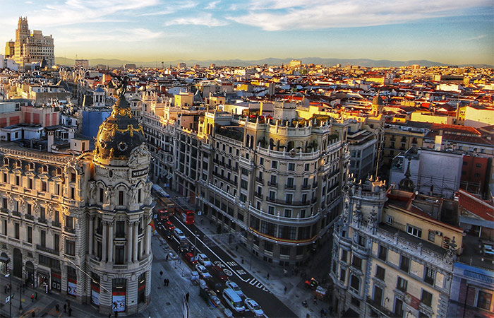 Vuelo de Oporto a Madrid