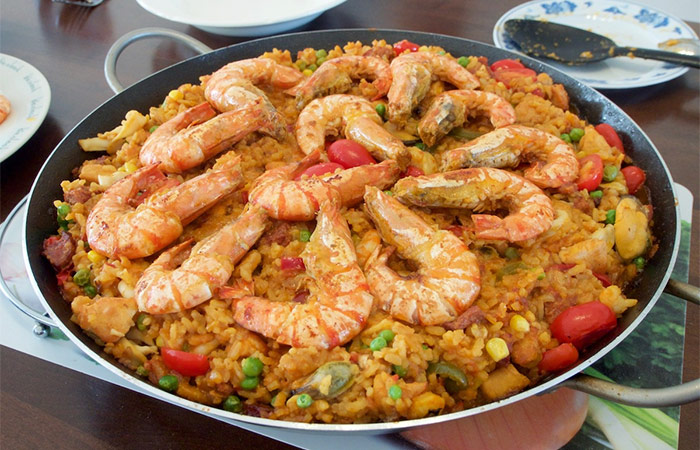 Visita al mercado y clase de cocina de paella