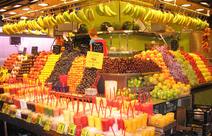 Visita guiada al mercado de la Boquería - Clase de cocina