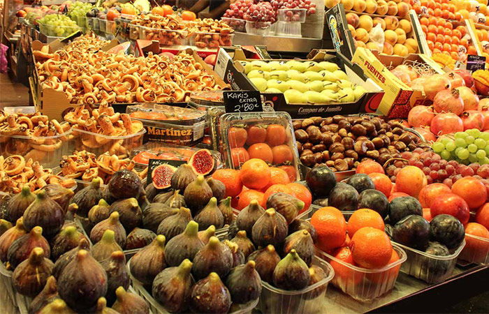 Visita guiada al mercado de la Boquería y clase de cocina